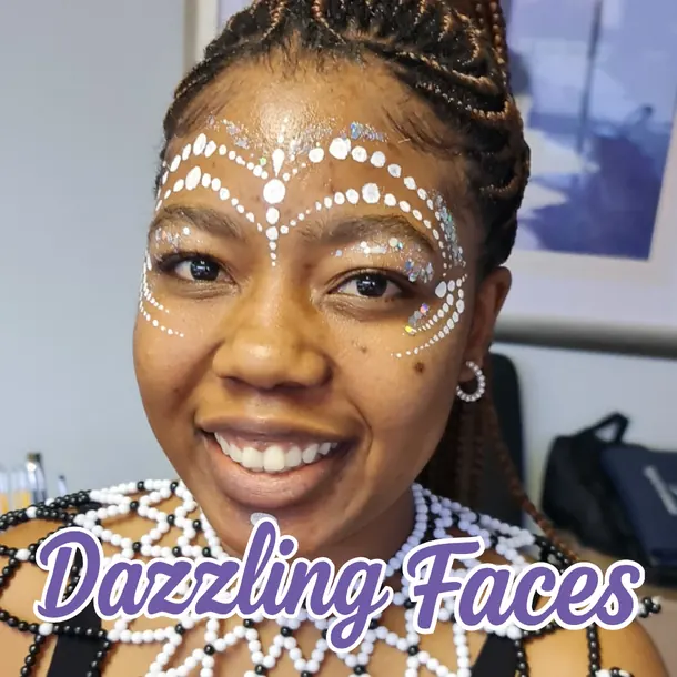 Adult face paint design for women