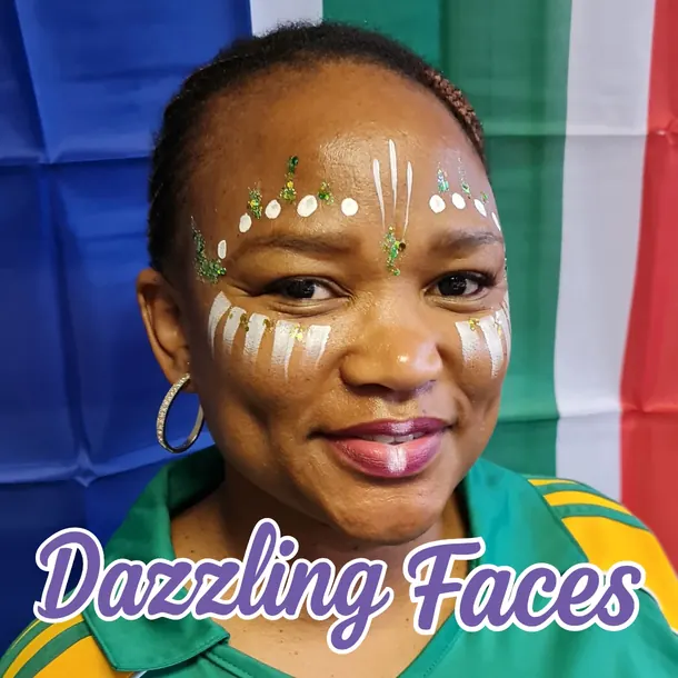 Adult face paint design for women