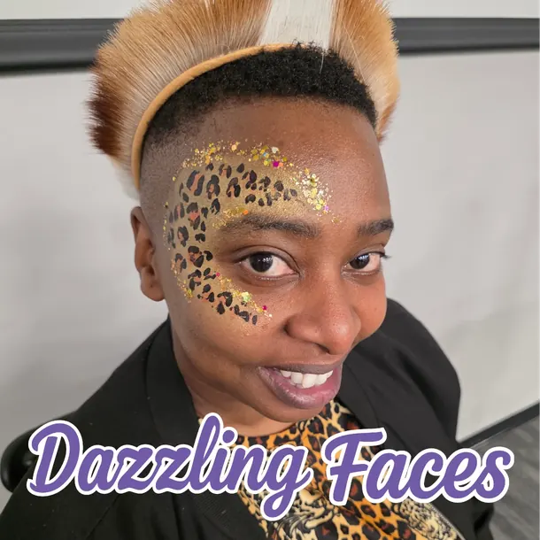 Adult face paint design for women