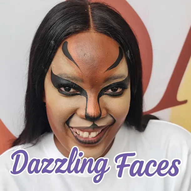 Animal face paint design