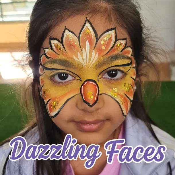 Animal face paint design