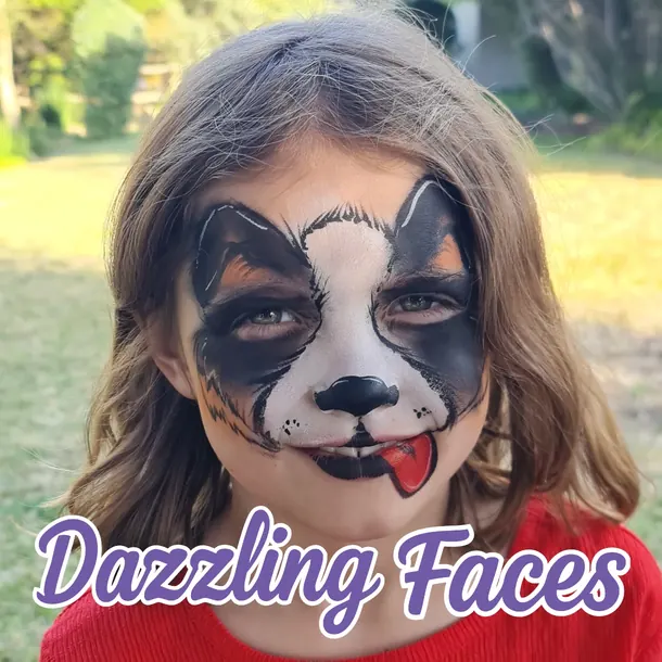 Animal face paint design