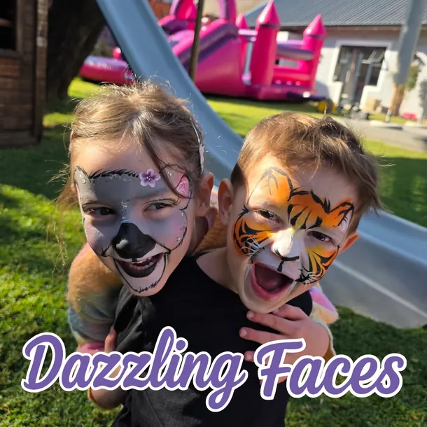 Animal face paint design