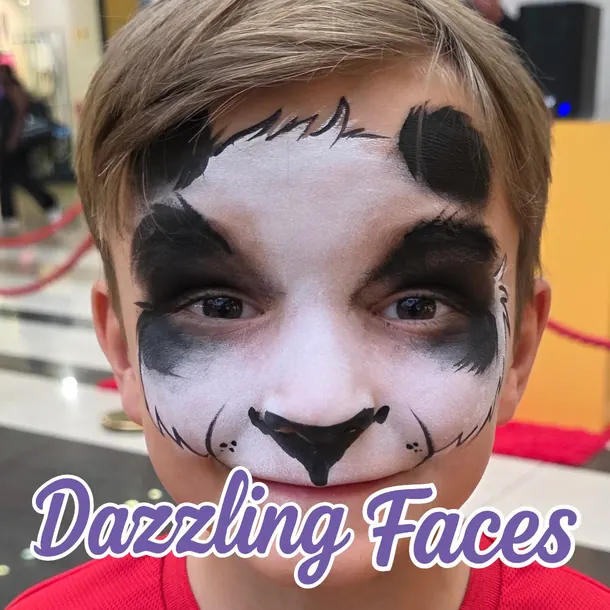 Animal face paint design