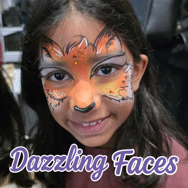 Animal face paint design
