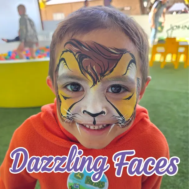 Animal face paint design