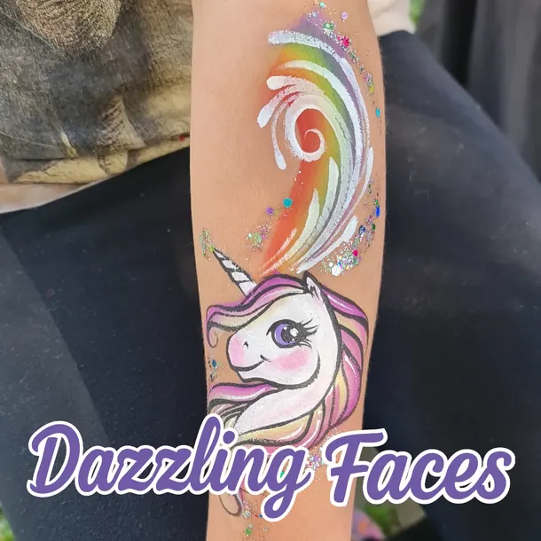 Arm & Body Art face painting examples