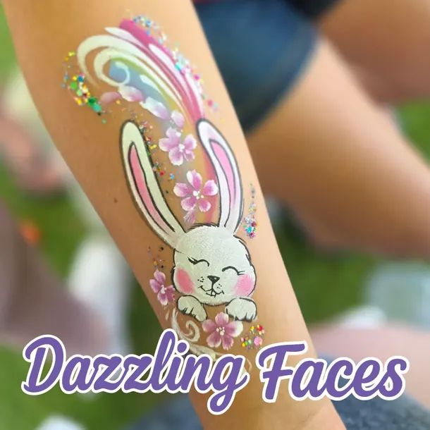 Painted arm art design