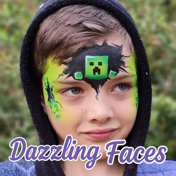 Character face paint design