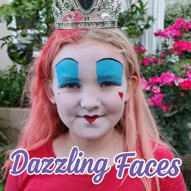 Girls face painting examples