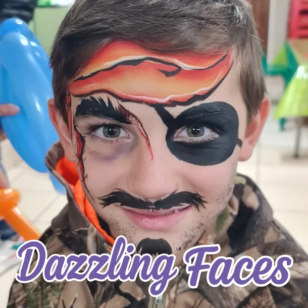 Character face paint design