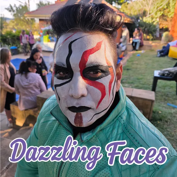 Character face paint design