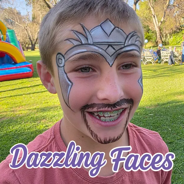 Character face paint design