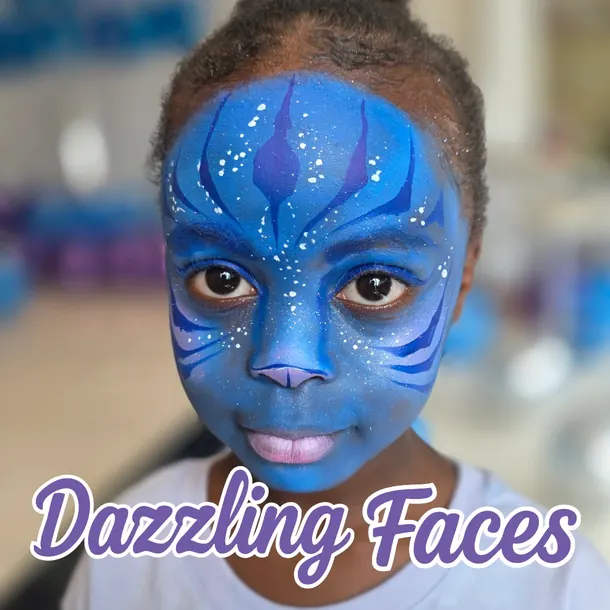 Character face paint design
