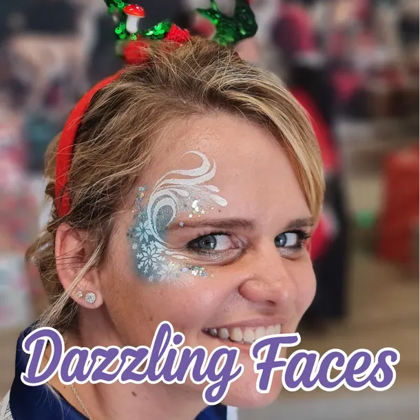 Christmas face paint design