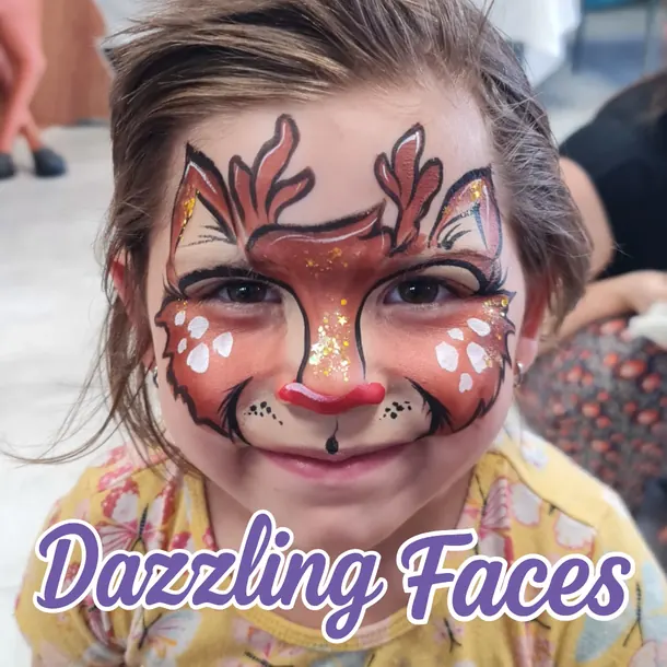 Christmas face painting examples
