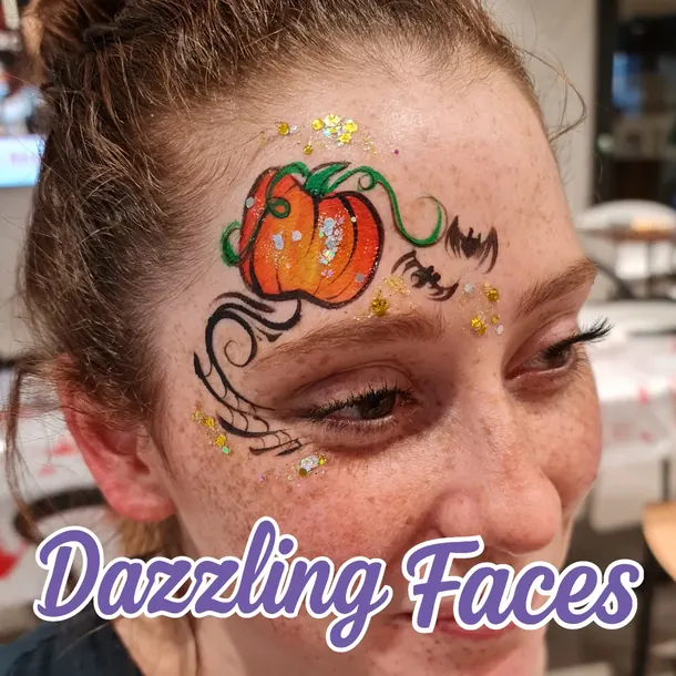 Halloween face paint design