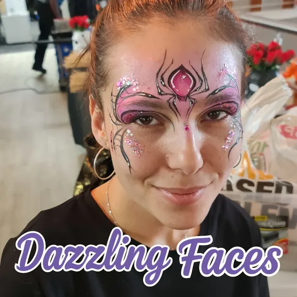 Halloween face paint design