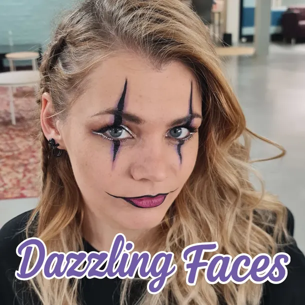 Halloween face paint design