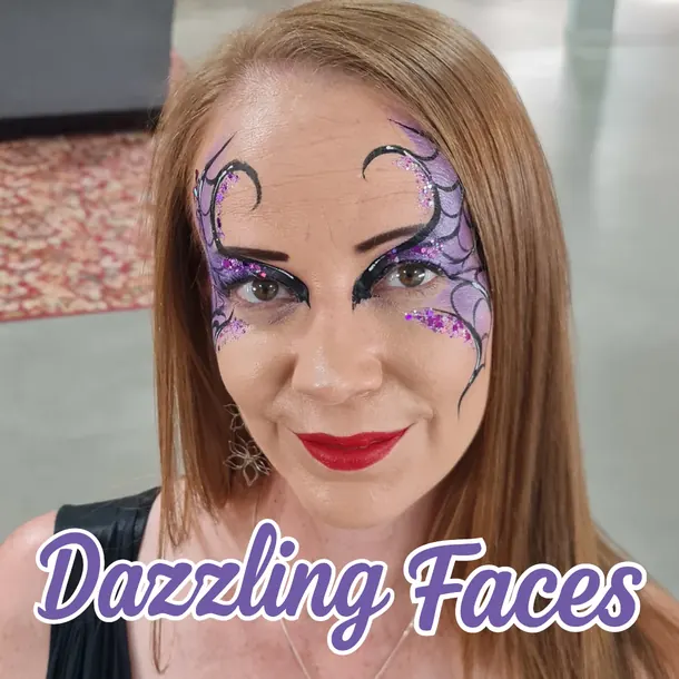 Halloween face paint design