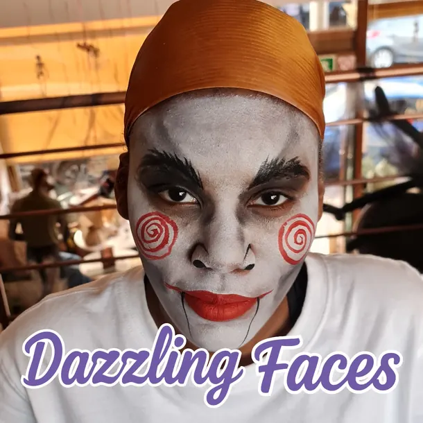 Halloween face paint design