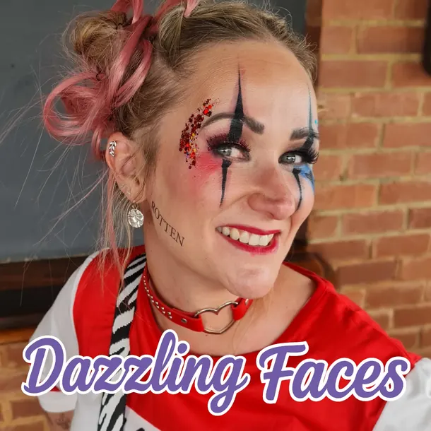 Halloween face paint design