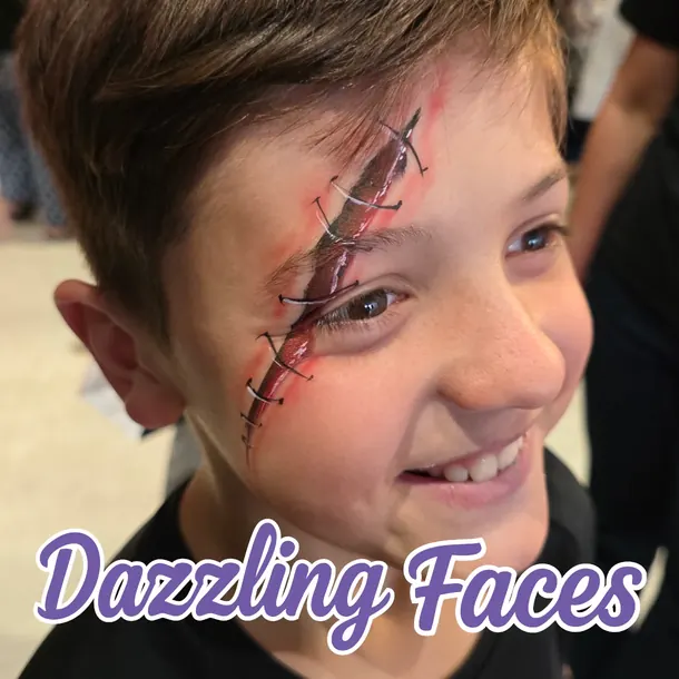 Halloween face paint design