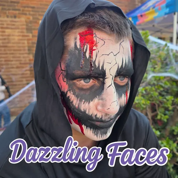 Halloween face paint design