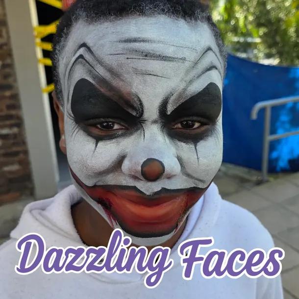 Halloween face paint design