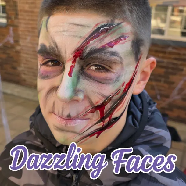 Halloween face paint design