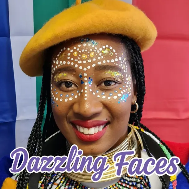 Heritage Day face paint design
