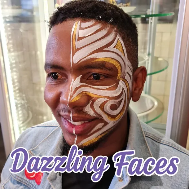 Heritage Day & Proudly SA face painting examples