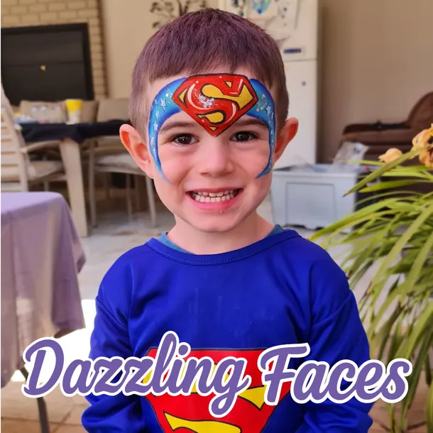 Boys face painting examples