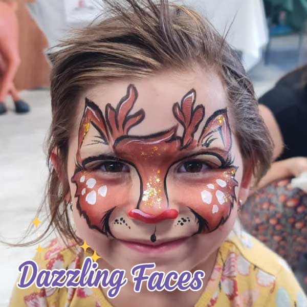 Christmas face painting design